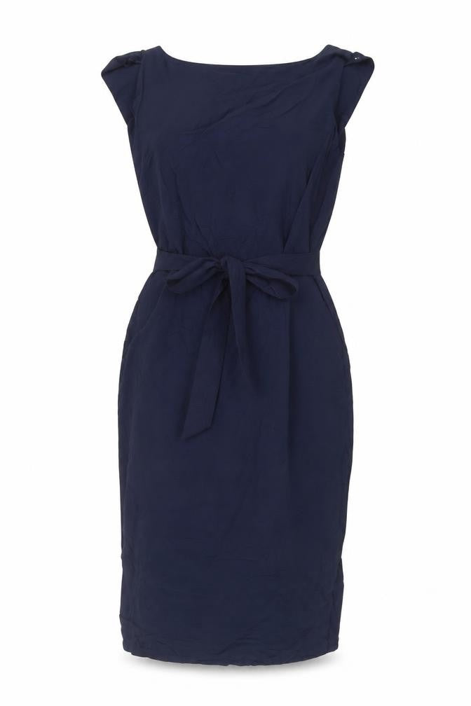 Next Women's Blue Sleeveless Knee Length Dress