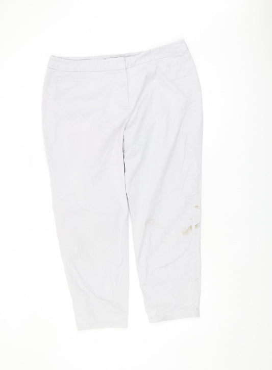 Marks and Spencer Women Grey Trousers Size 16