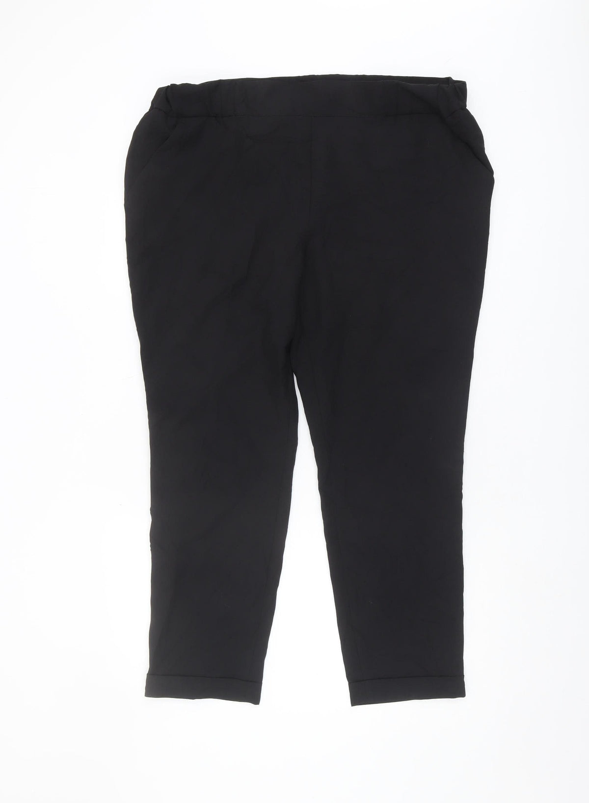Next Women's Black Straight Trousers Size 12