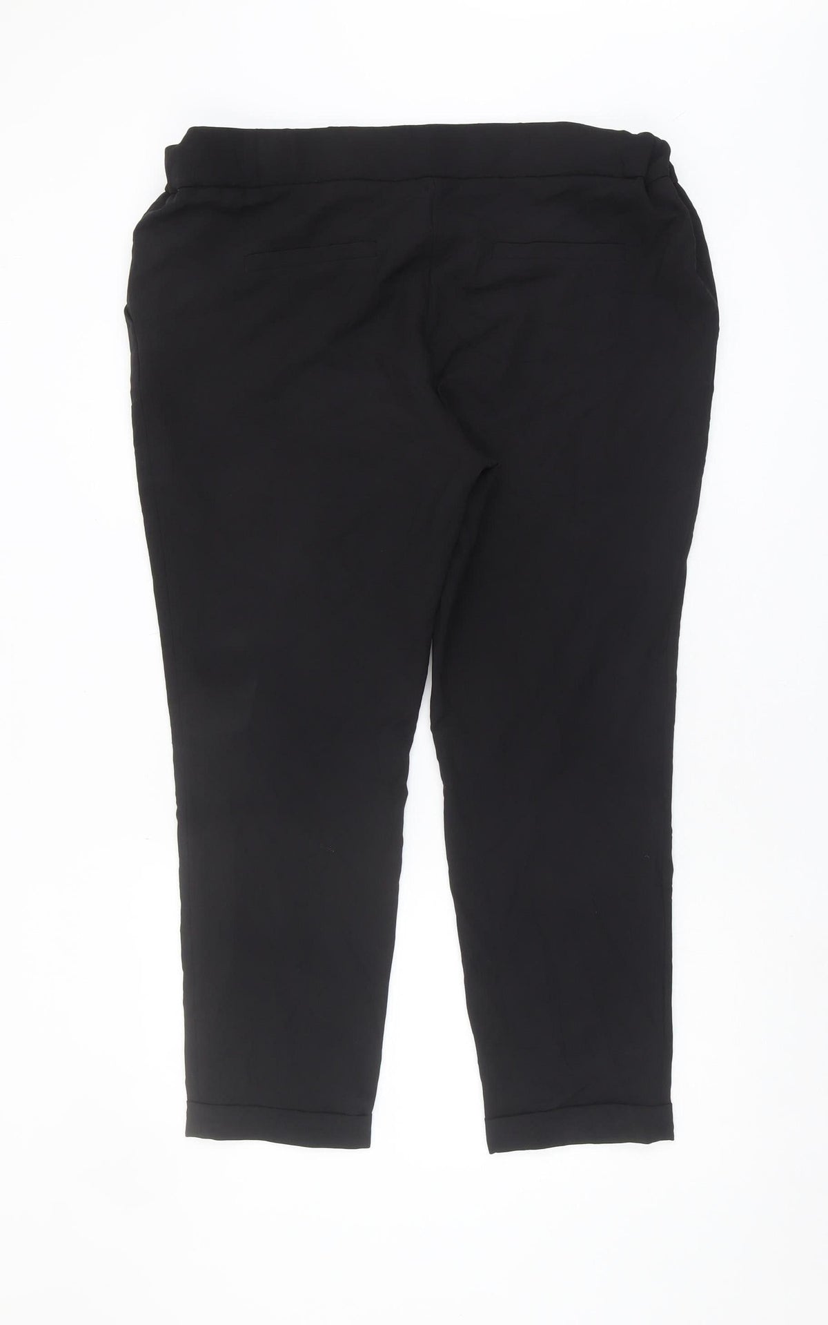 Next Women's Black Straight Trousers Size 12