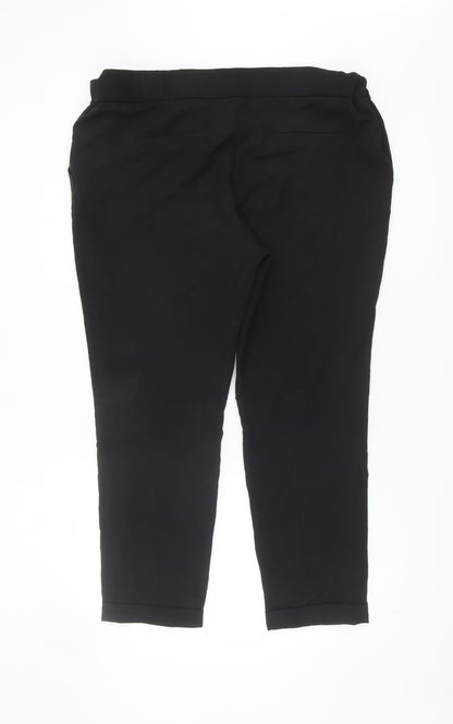 Next Women's Black Straight Trousers Size 12