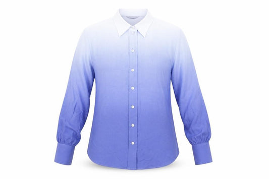 Marks and Spencer Women's Blue Button-Up Shirt