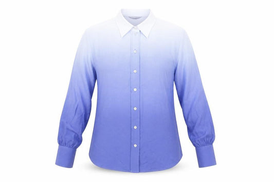 Marks and Spencer Women's Blue Button-Up Shirt