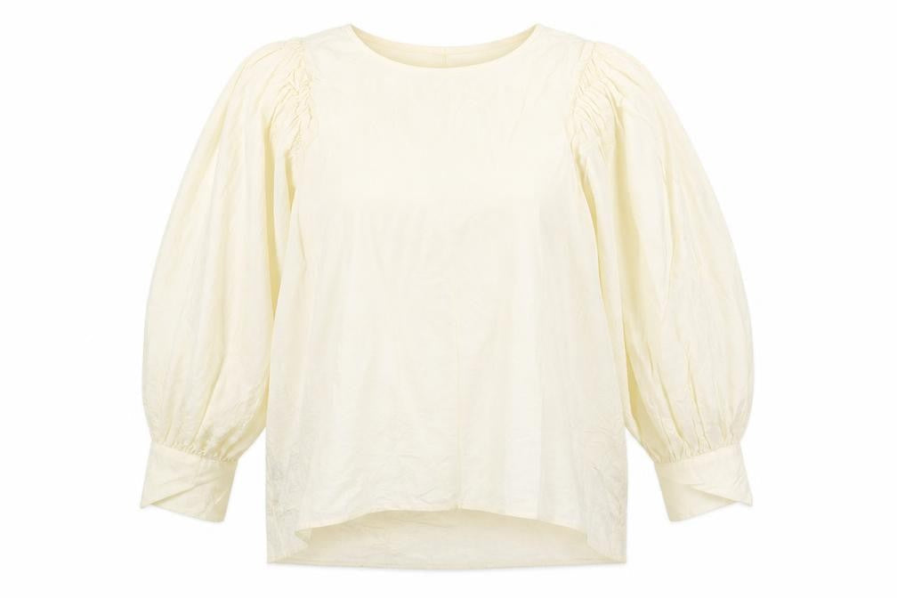 Next Women's Ivory Blouse Size 20 Relaxed Viscose