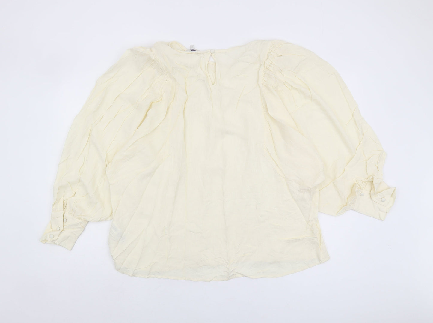 Next Women's Ivory Blouse Size 20 Relaxed Viscose
