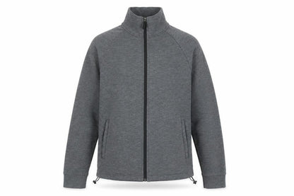 Zara Men's Grey Basic Jacket, Size S, Stand-Up Collar