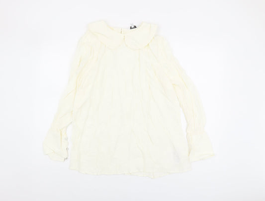 Next Women's White Collared Blouse Size 20