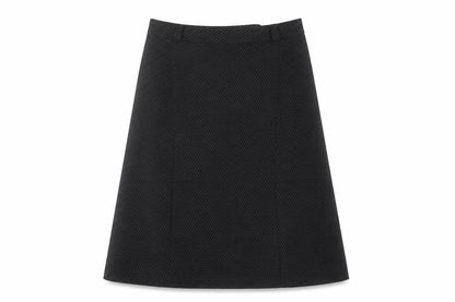 Next Women's Black A-Line Midi Skirt Size 10