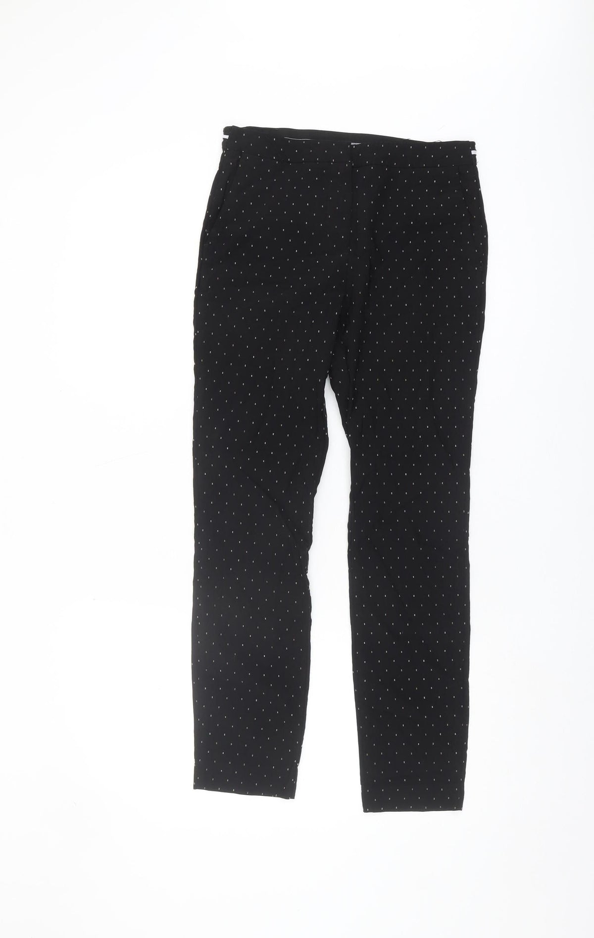 Zara Women's Black Straight Trousers S
