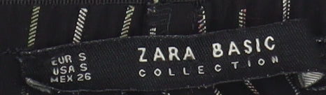 Zara Women's Black Straight Trousers S
