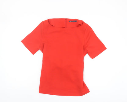 Marks & Spencer Red Women's Blouse Size 8
