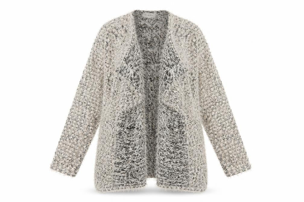 Bassini Women's Multicoloured Open Front Cardigan M/L Jumper