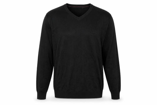 Pierre Cardin Men's Black XL V-Neck Pullover Jumper