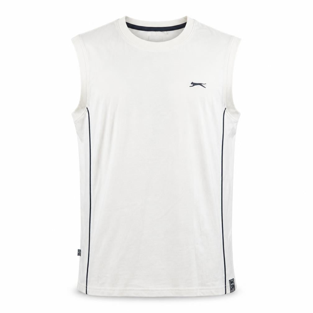 Slazenger Men's White Tank Top XL Gym Training
