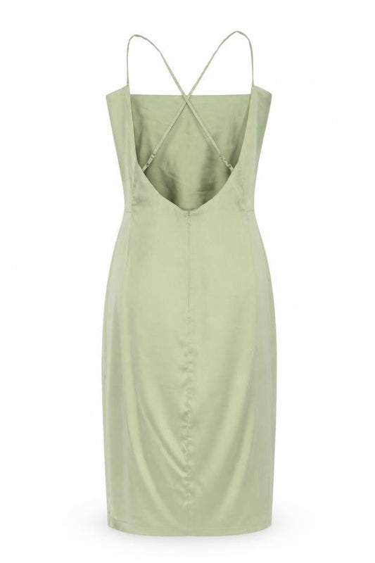 Oh Polly Women's Green Slip Dress Size 12