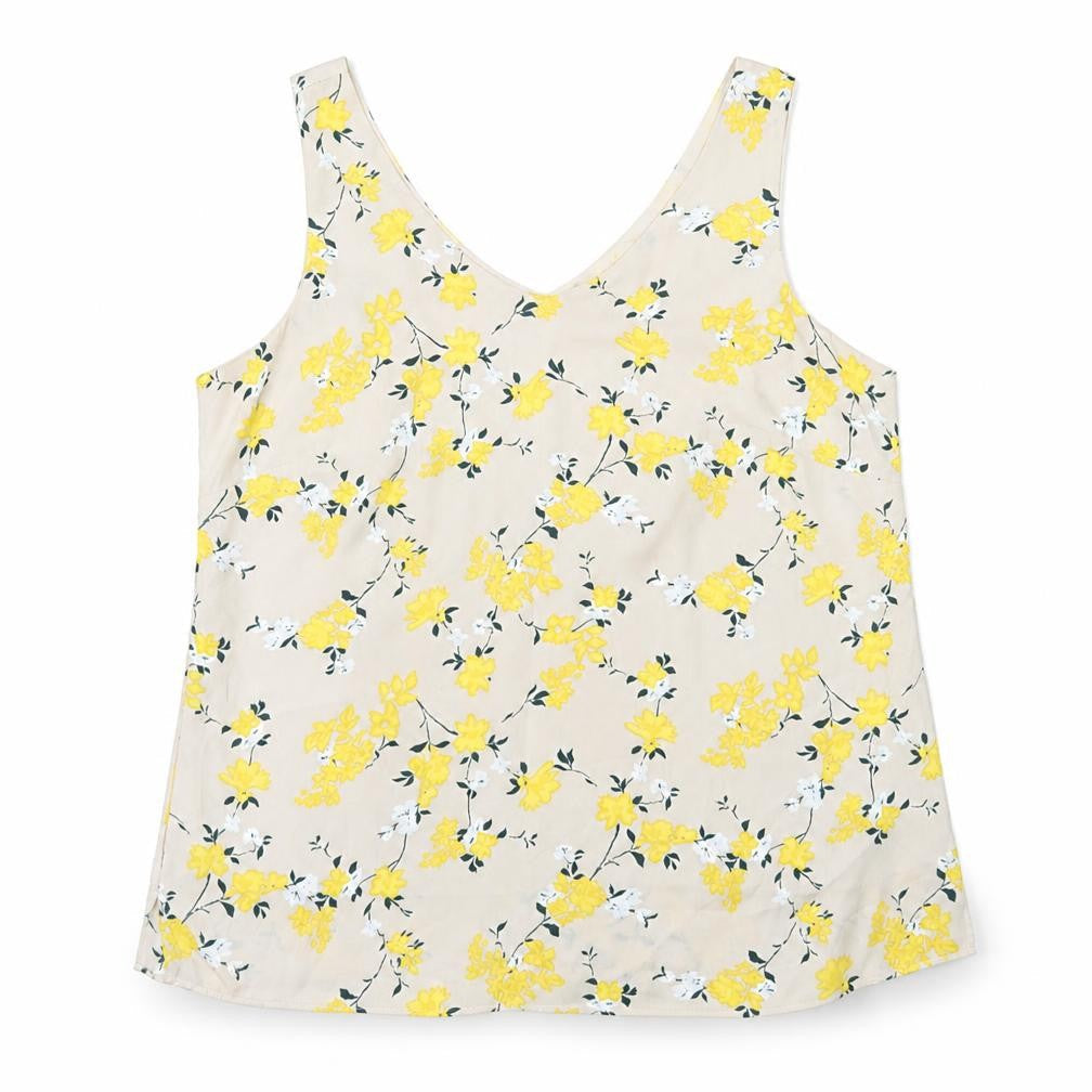 Principles Women's Beige Floral Camisole Tank Size 18