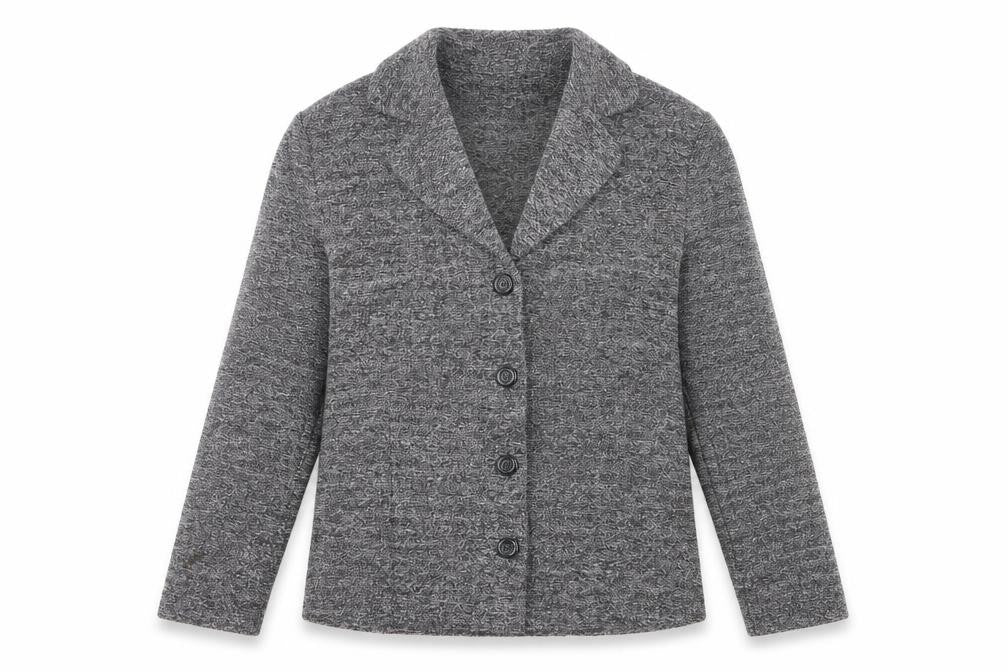 Richards Women's Grey Petite Suit Jacket Size 8
