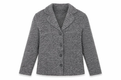 Richards Women's Grey Petite Suit Jacket Size 8