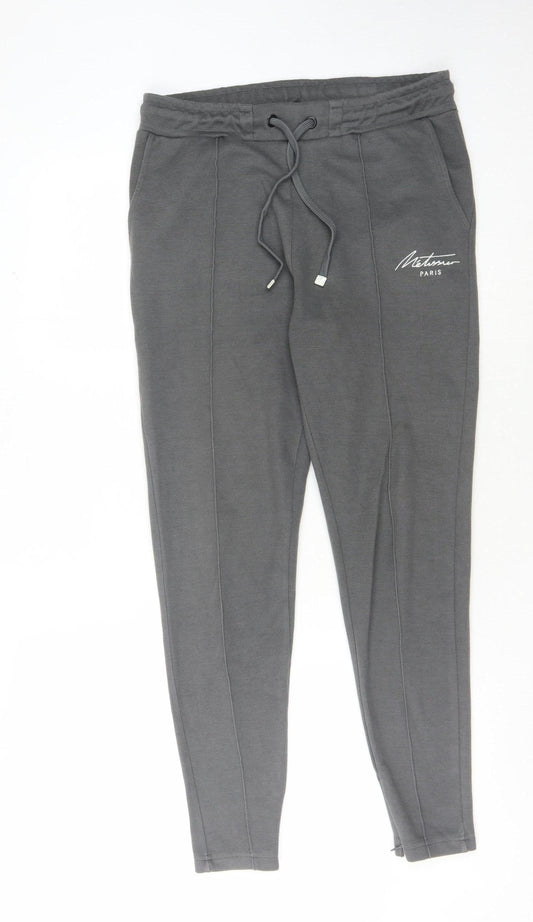Métissier Paris Women's Grey Jogger Trousers - Size S
