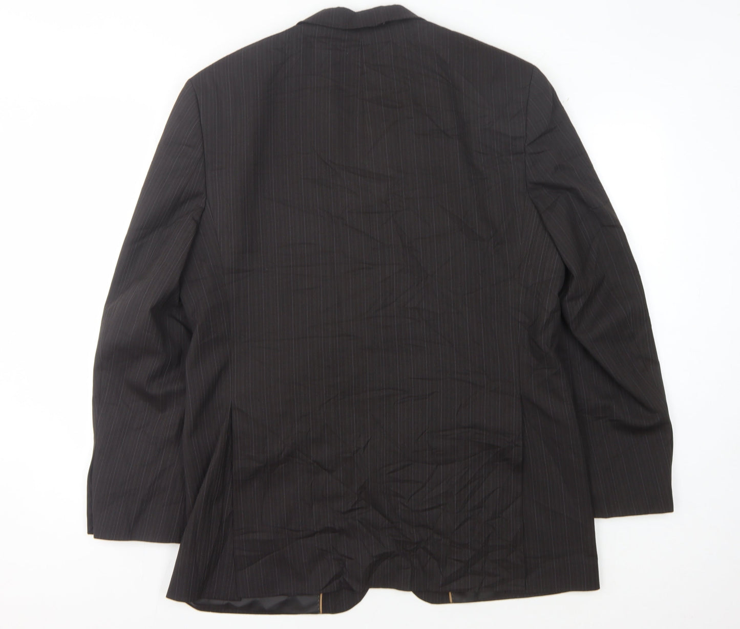 Next Men's Grey Striped Suit Jacket 42R Regular