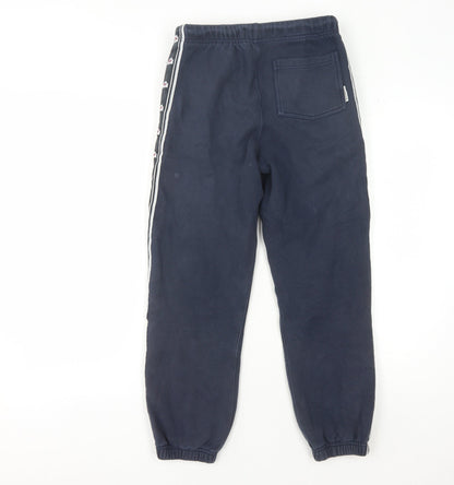 Element Men's Blue Joggers - Small, Logo, Drawstring