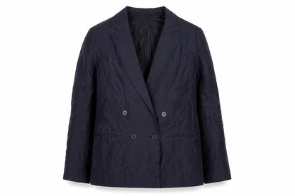 Whistles Women's Black Double-Breasted Suit Jacket Size 12