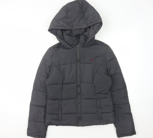 SoulCal & Co Women's Black Puffer Jacket Size 12