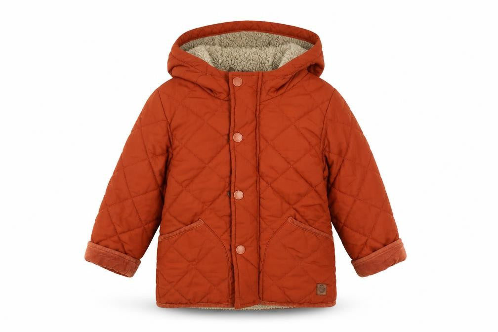 Next Unisex Toddler Orange Quilted Coat - 24 Months