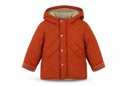 Next Unisex Toddler Orange Quilted Coat - 24 Months