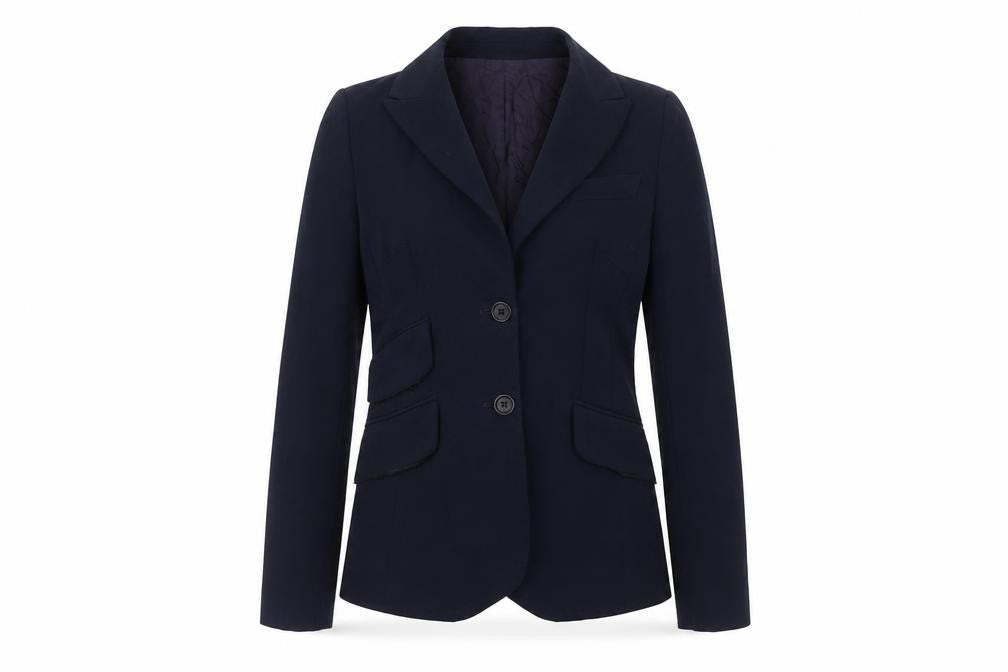 ZARA Women's Blue Slim Fit Suit Jacket Size 6