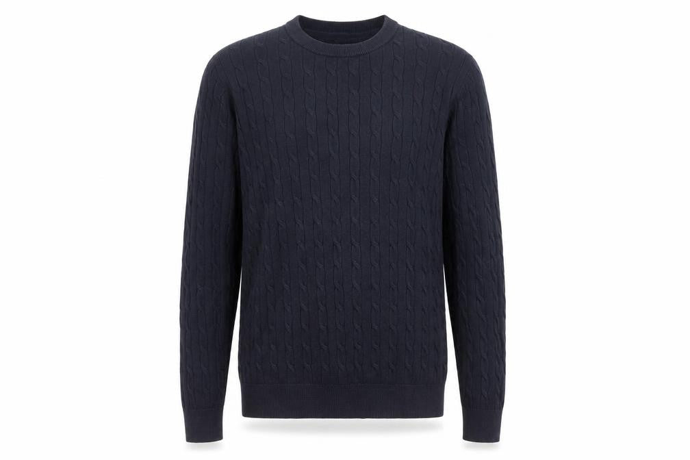Racing Green Men's Black Medium Pullover Jumper