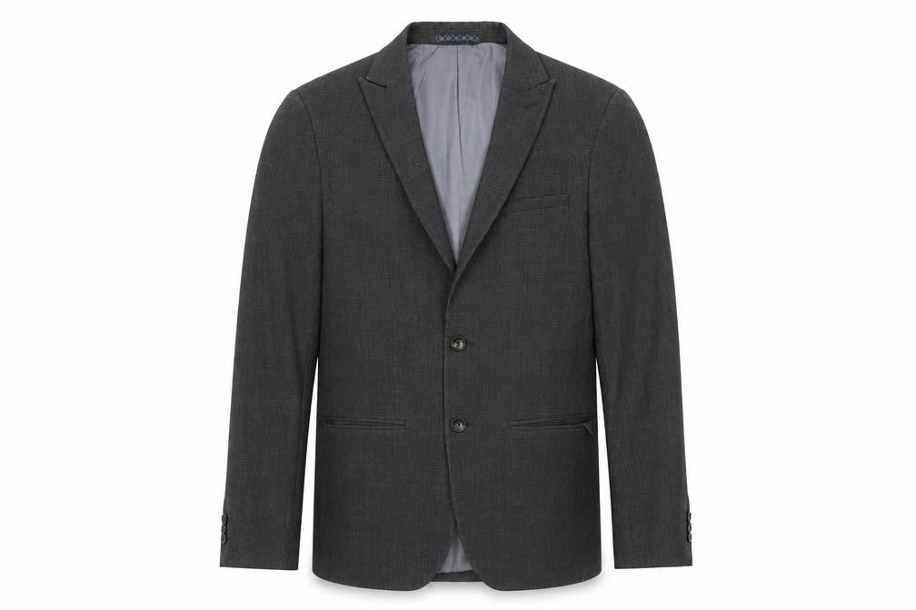 Marks & Spencer Men's Grey Check Blazer Jacket 36R