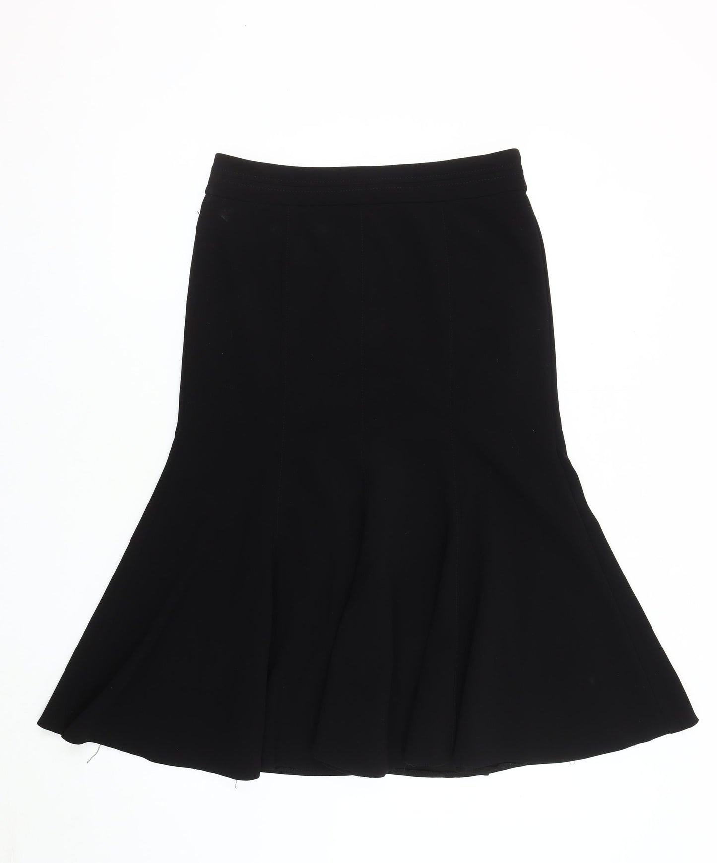Roman Women's Black Trumpet Midi Skirt Size 10