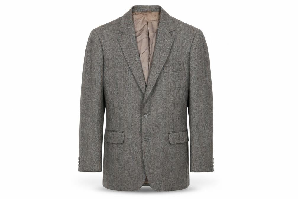 Dunn & Co. Men's Grey Tweed Blazer Jacket 42R