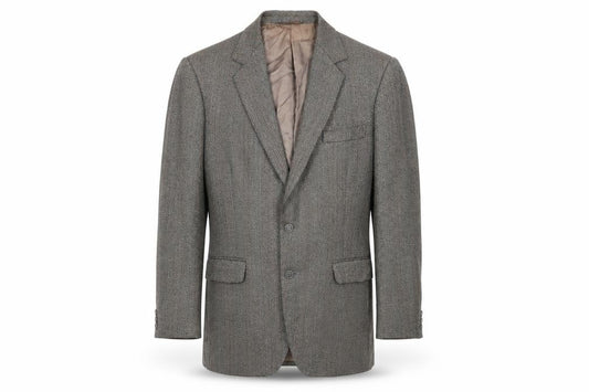 Dunn & Co. Men's Grey Tweed Blazer Jacket 42R