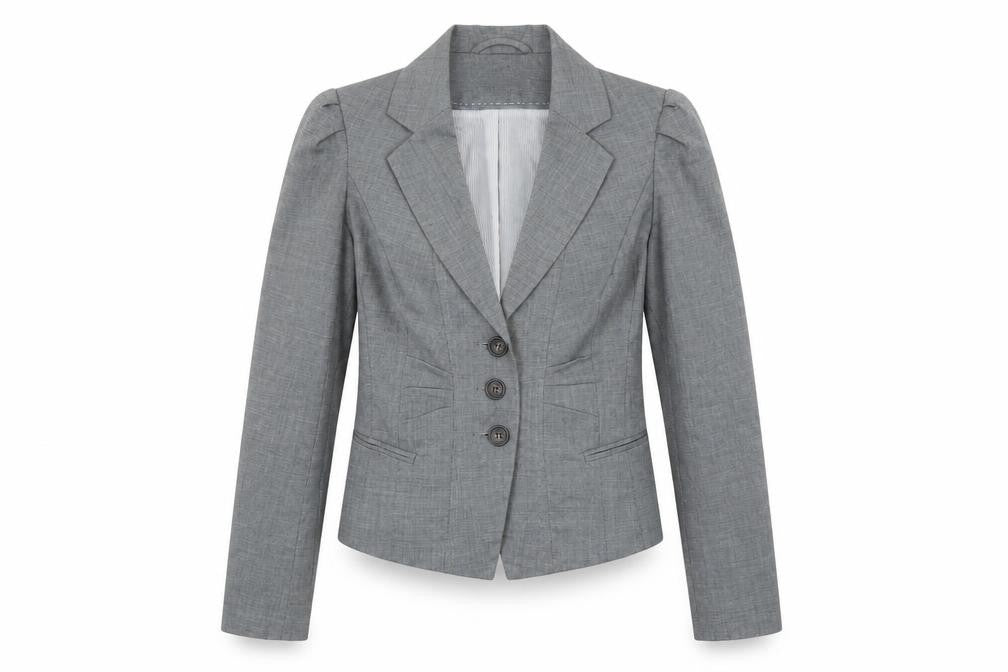 Dorothy Perkins Grey Blazer Women Size 6 Classic Fit