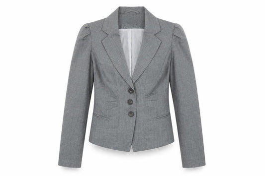 Dorothy Perkins Grey Blazer Women Size 6 Classic Fit