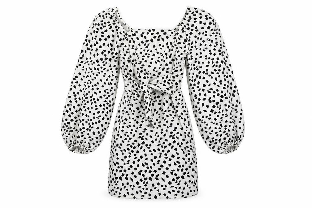 River Island Women’s White Animal Print Bodycon Dress