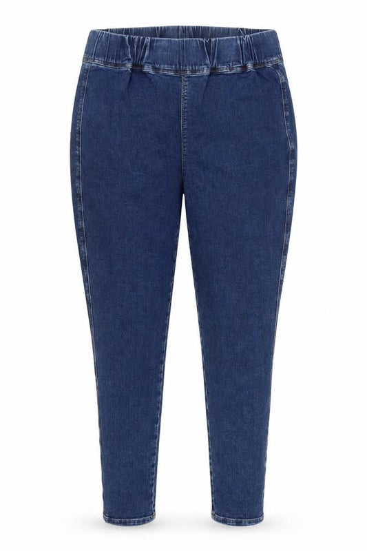Very Women's Tapered Blue Denim Jeans Size 16