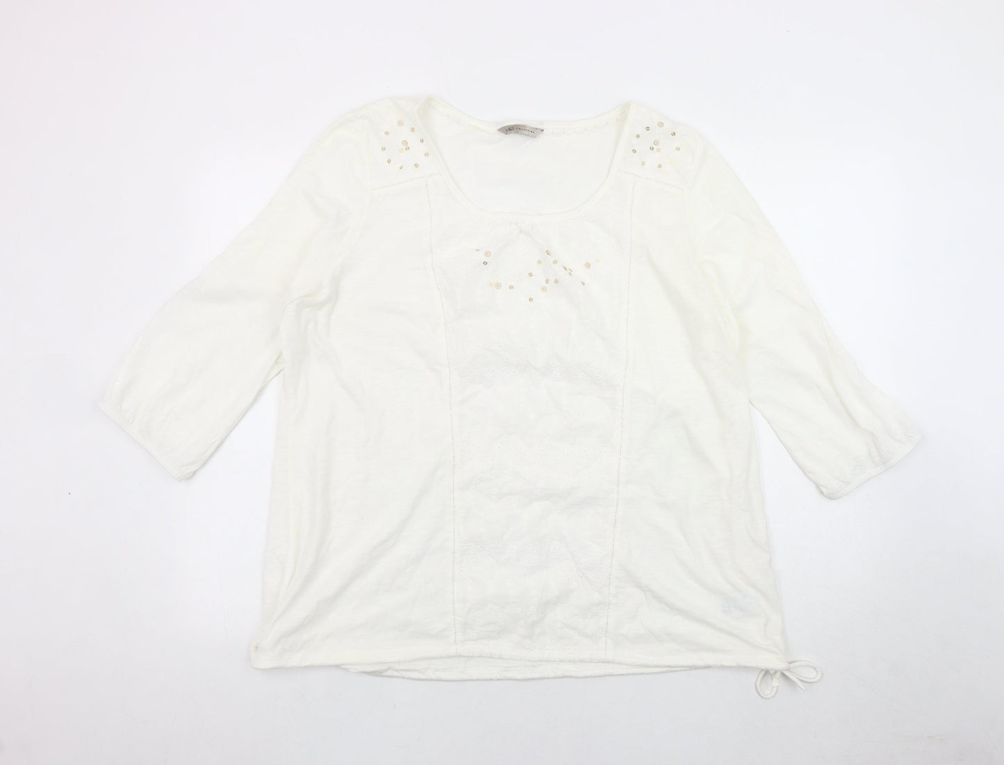 Marks and Spencer Women's White Blouse Size 20