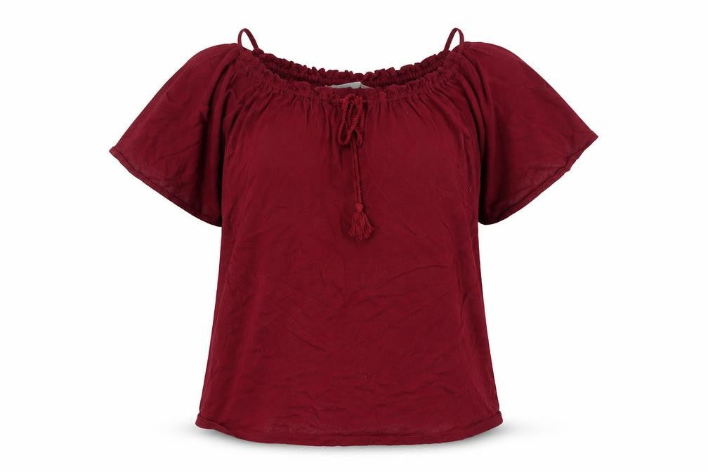 Red Herring Women's Red Tunic Blouse - Size 12