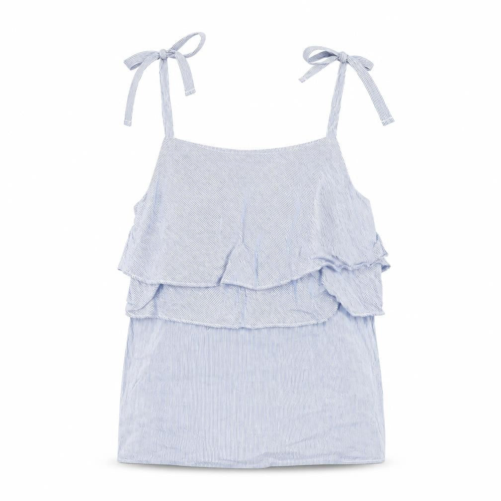 Next Blue Striped Camisole Tank Top Women's Size 6