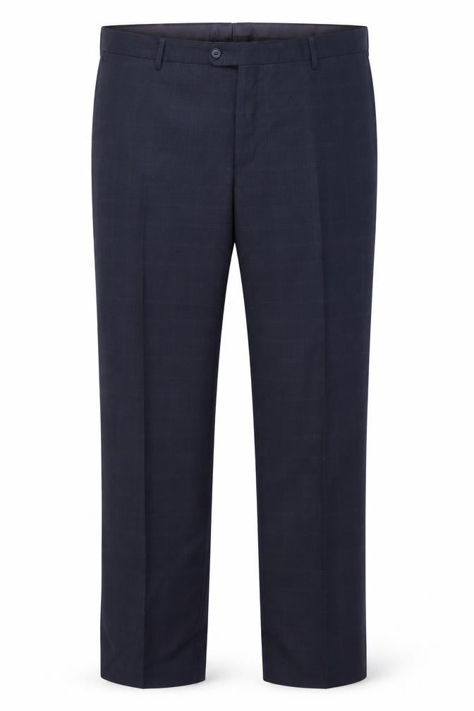 Skopes Men's Black Classic Fit Dress Trousers
