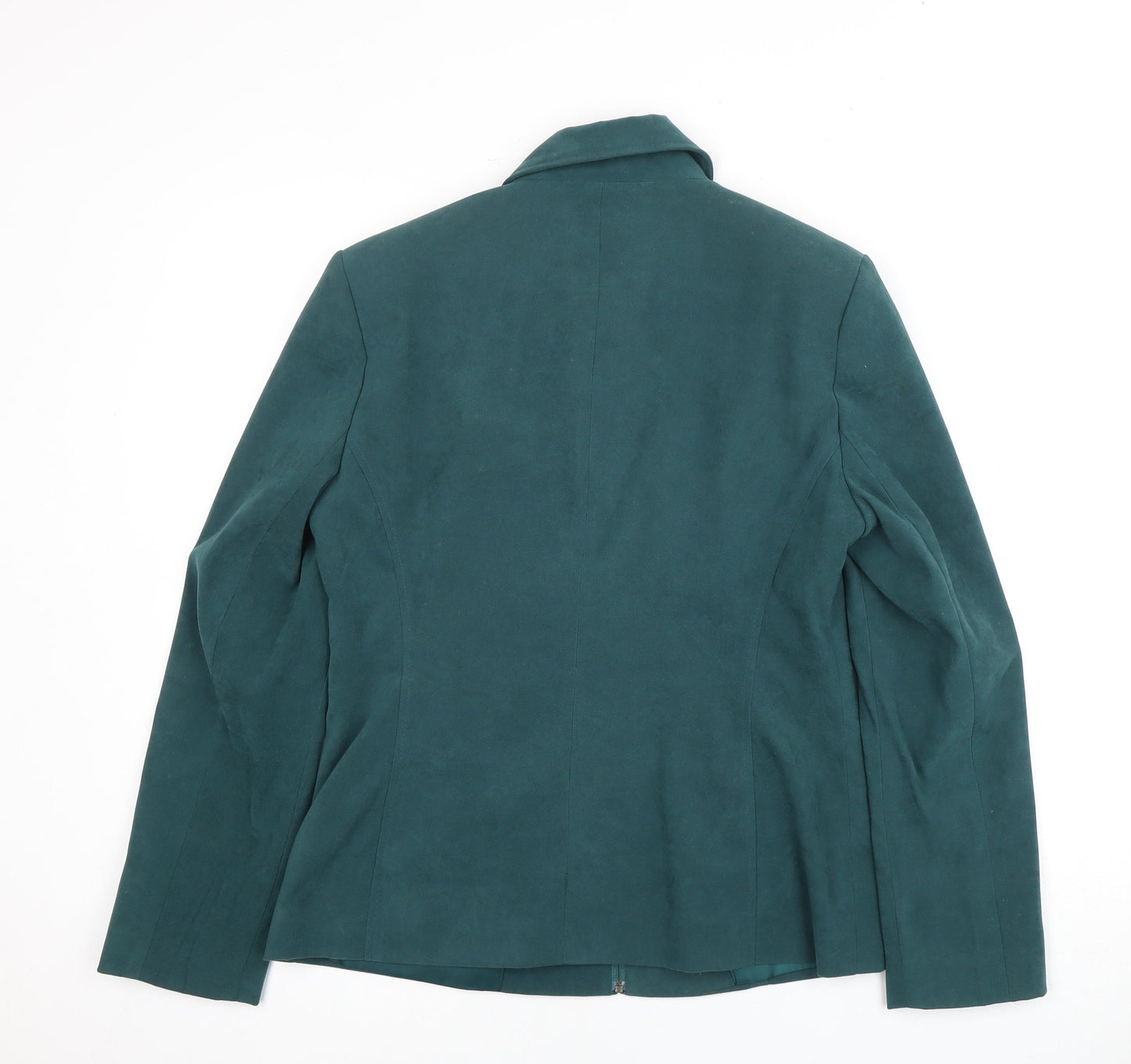 Berkertex Women's Green Zip Up Jacket Size 10