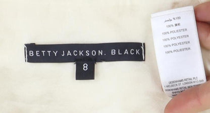 Close-up detail of Betty Jackson Black Women's Beige, size 8, Solid Top