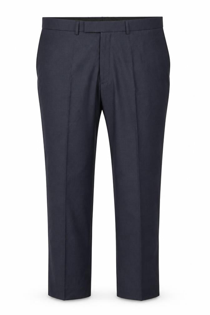 Greenwoods Men's Black Regular Fit Dress Pants