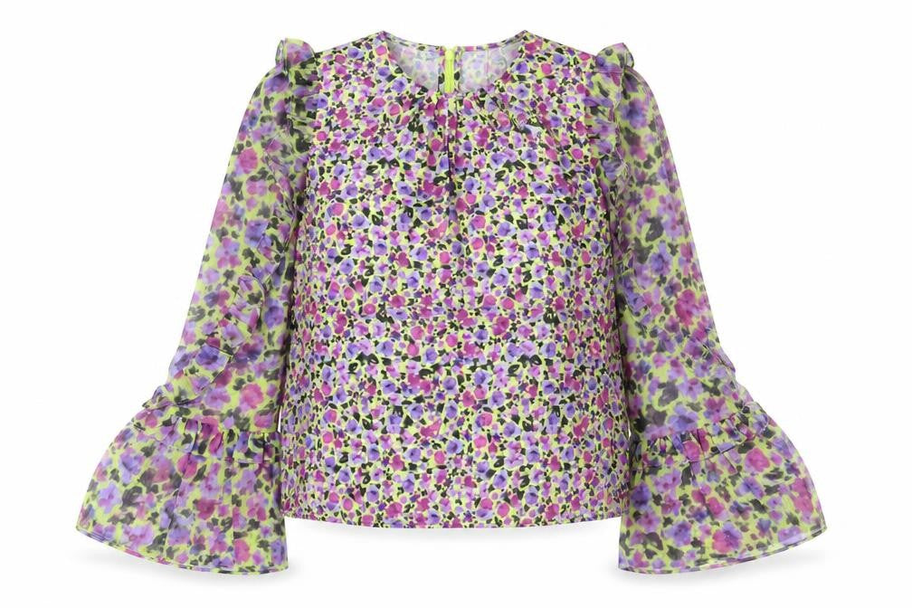 French Connection Women's Multicoloured Floral Blouse XS