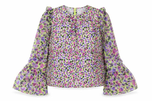 French Connection Women's Multicoloured Floral Blouse XS
