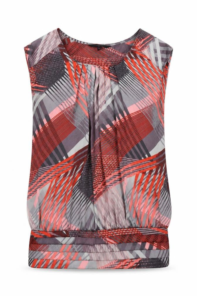 Jasper Conran Women's Multicolour Geometric Blouse - Size 10