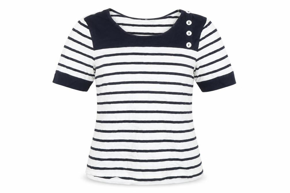 Hobbs Women's Striped T-Shirt Size S
